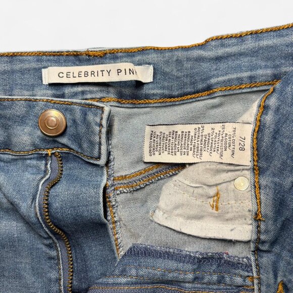 Celebrity Pink Jean Slightly Distressed Shorts - Picture 5 of 5